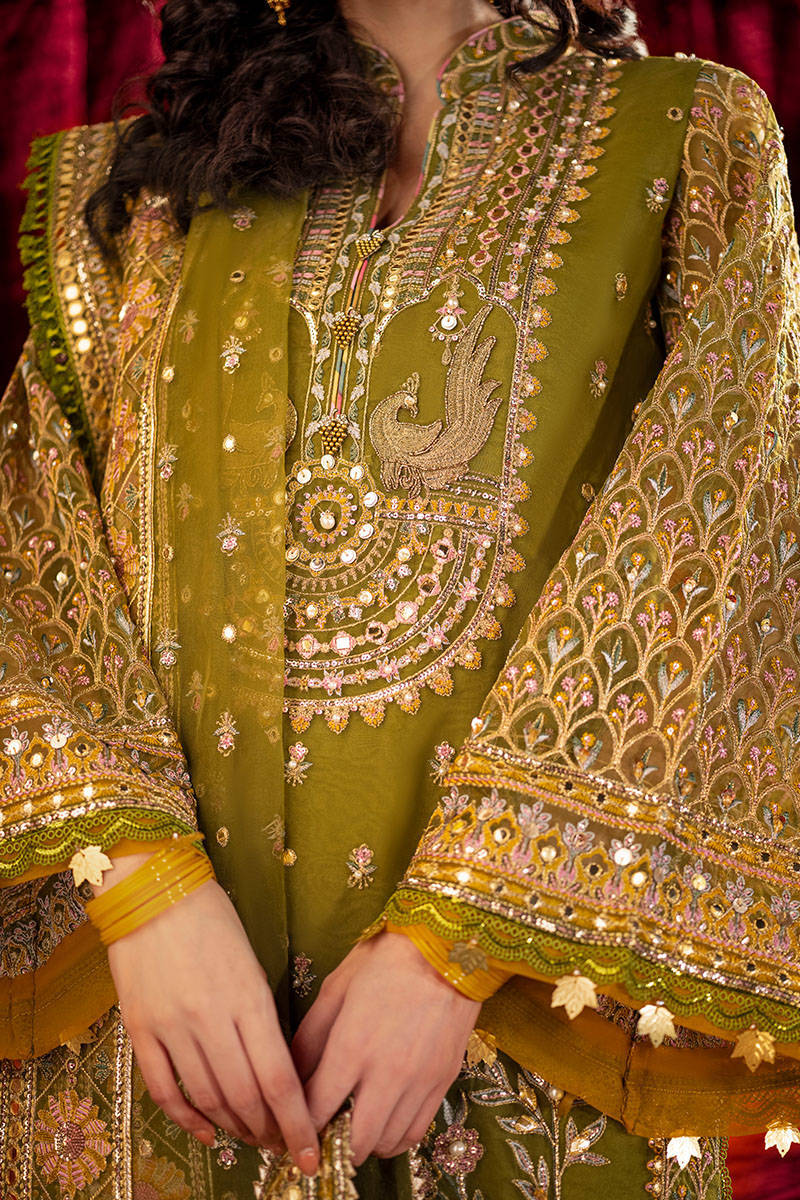 Mohsin Naveed Ranjha Mehendi Formal Collection Organza Replica