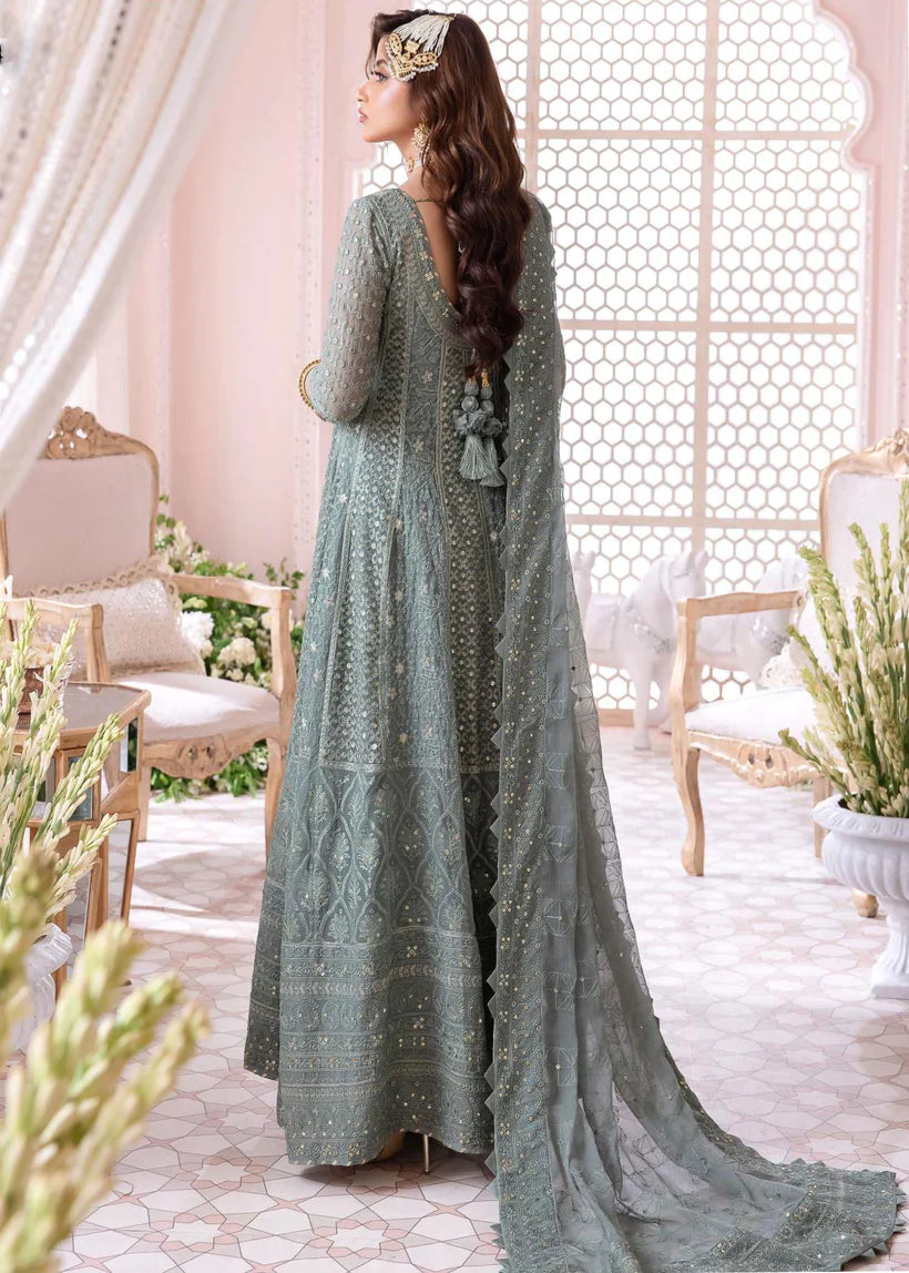 Asim Jofa Mint Green Formal Collection Chiffon Replica