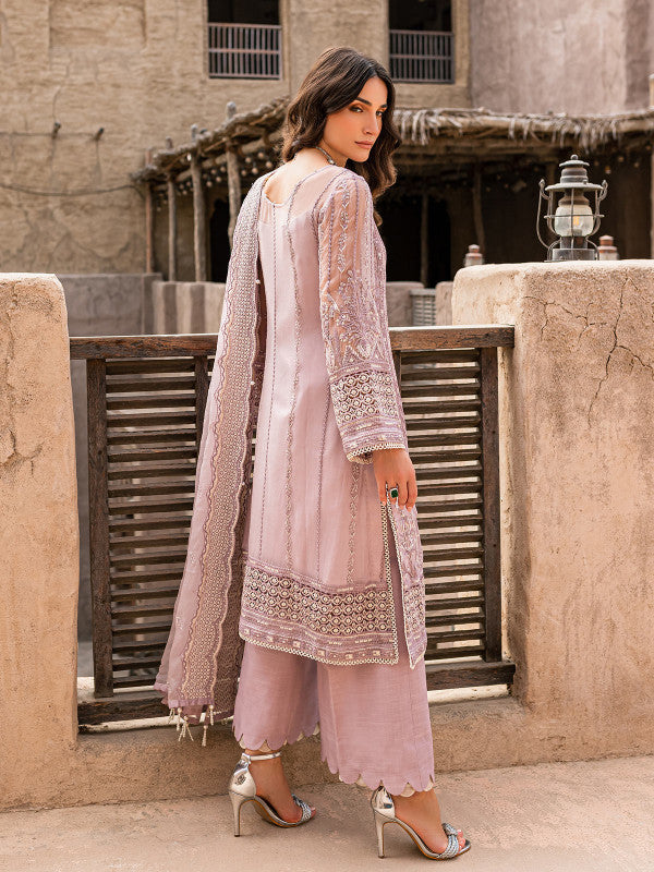 Gulaal Pink Exclusive Formal Wear Net Replica