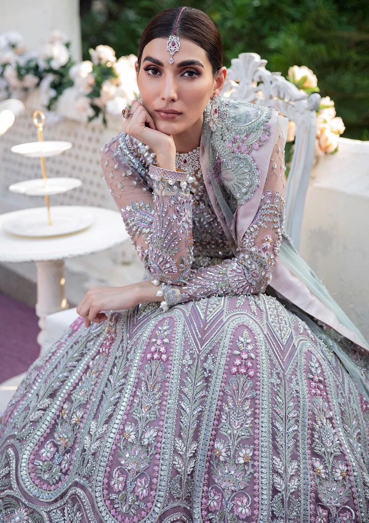 Elaf Shehr Bano Bridal Collection Net Maxi Replica