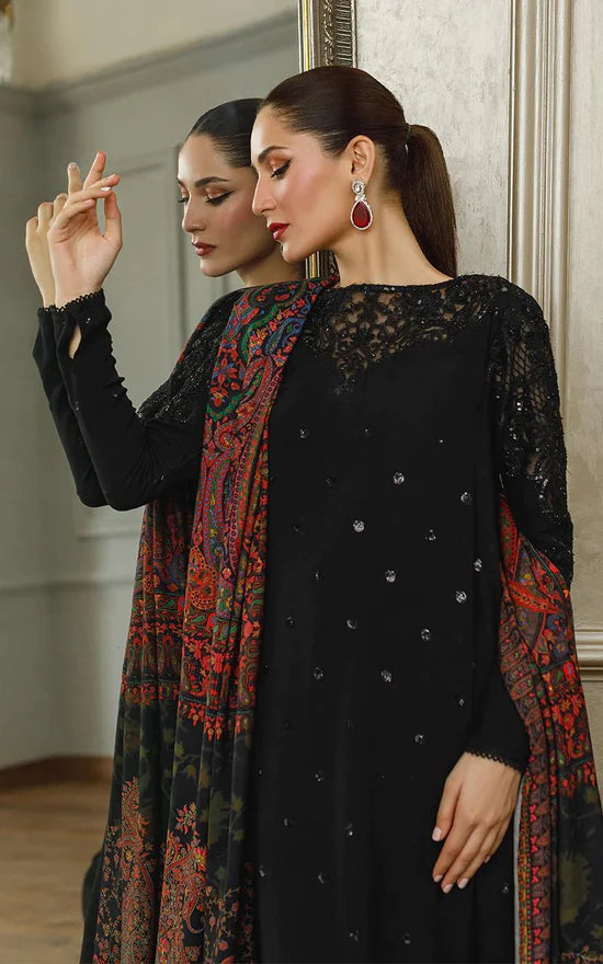 Threads And Motifz Black Formal Collection Silk Replica