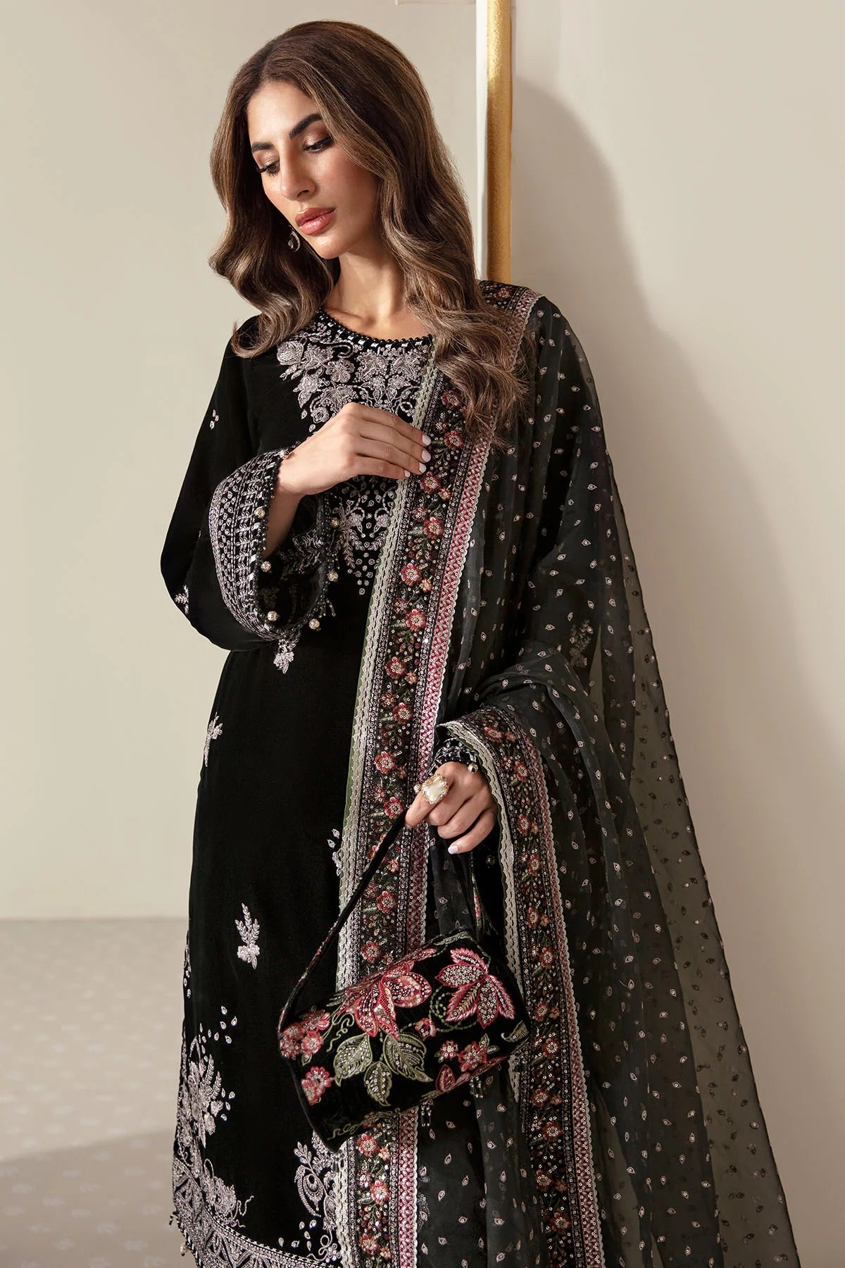 Jazmin Black Formal Collection Velvet Replica