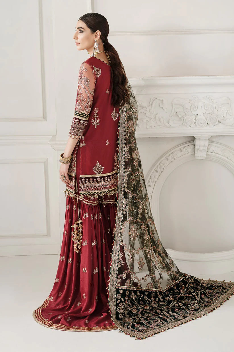 Baroque Maroon Formal Collection Net Replica