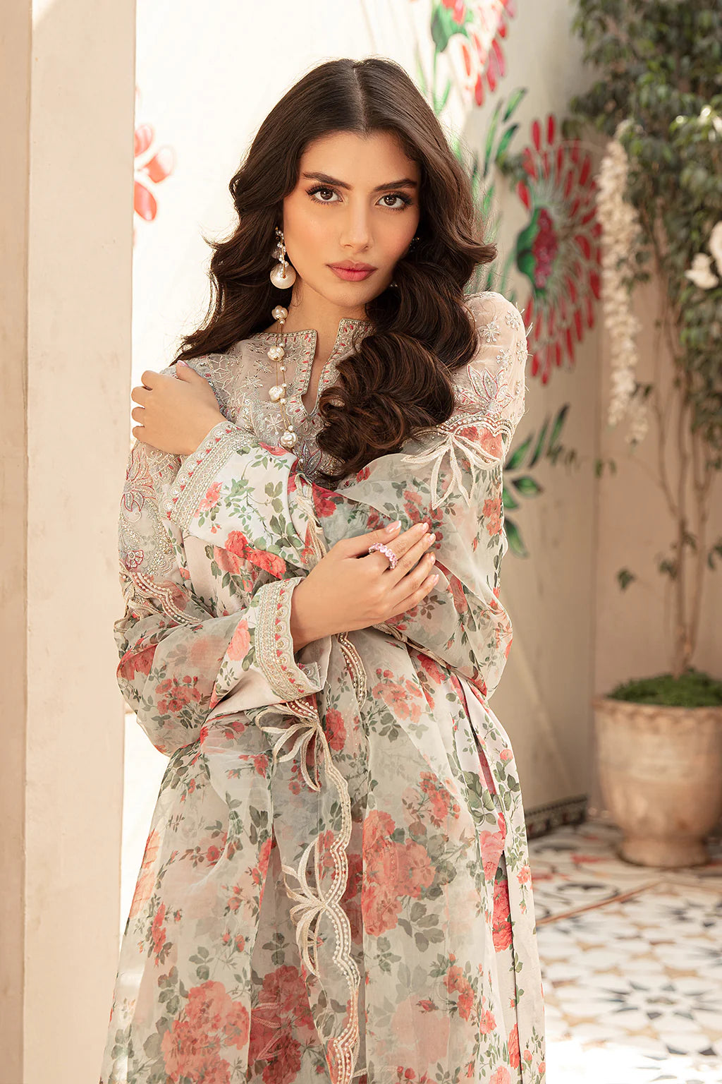 Vanya Off White Printed Lawn Collection Replica