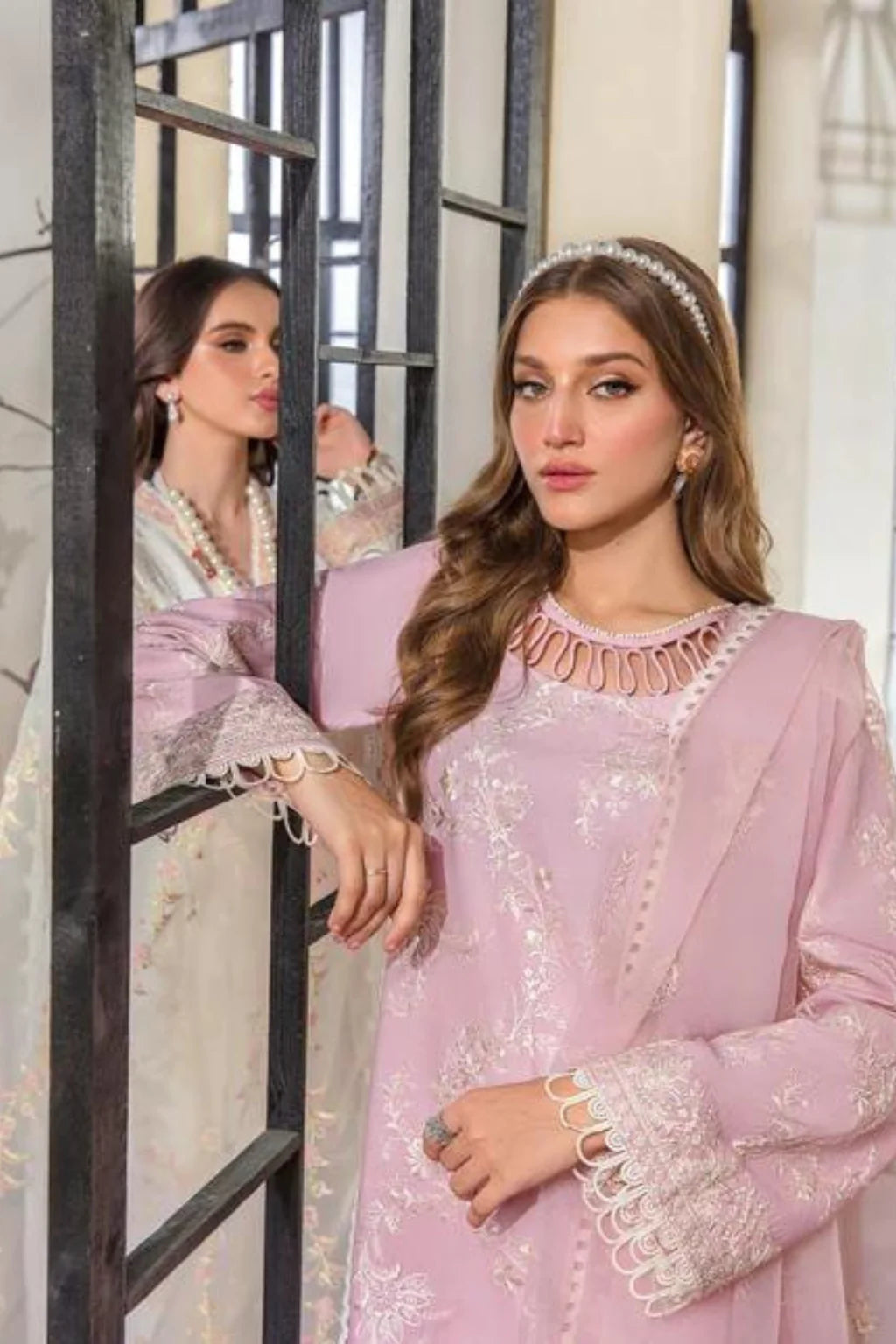 Kanwal Malik Pink Formal Collection Organza Replica