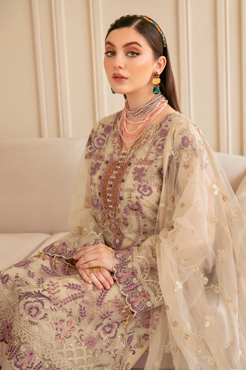 Ramsha Skin Formal Collection Organza Replica