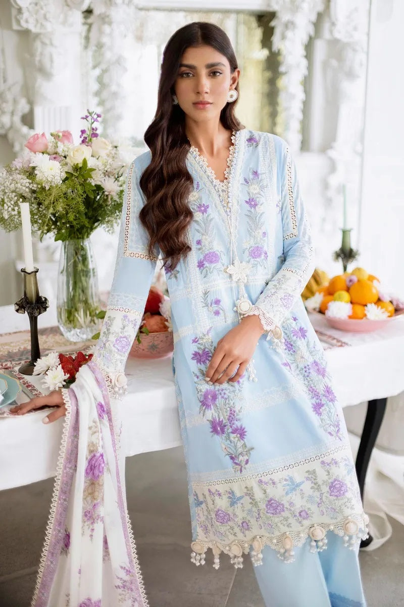 Sana Safinaz Blue Luxury Lawn Collection Replica