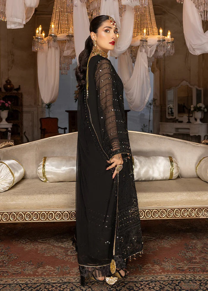 Merakish Black Formal Collection Chiffon Replica