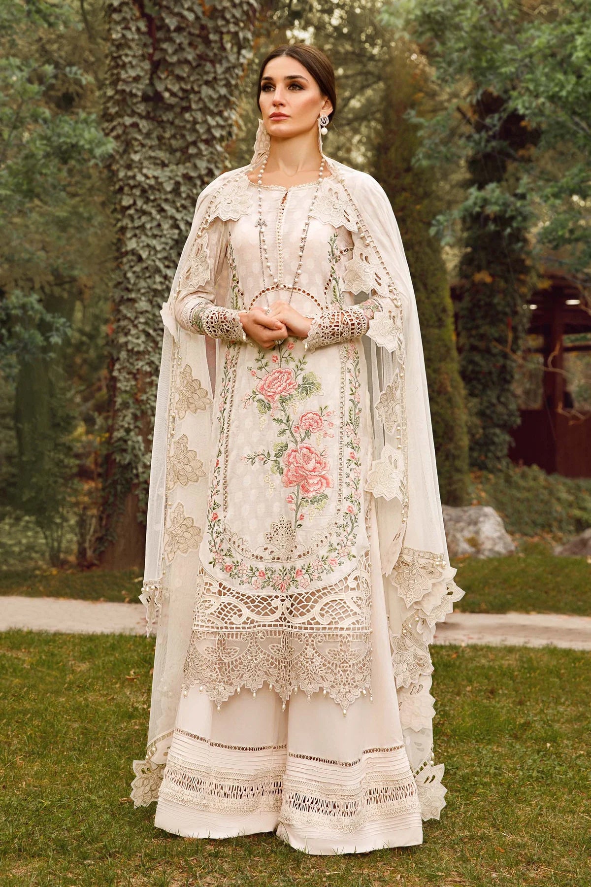 Maria B White Luxury Lawn Collection Replica