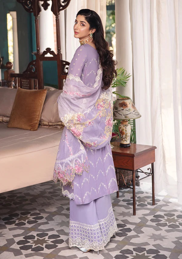 Kahf Purple Luxury Lawn Collection Replica