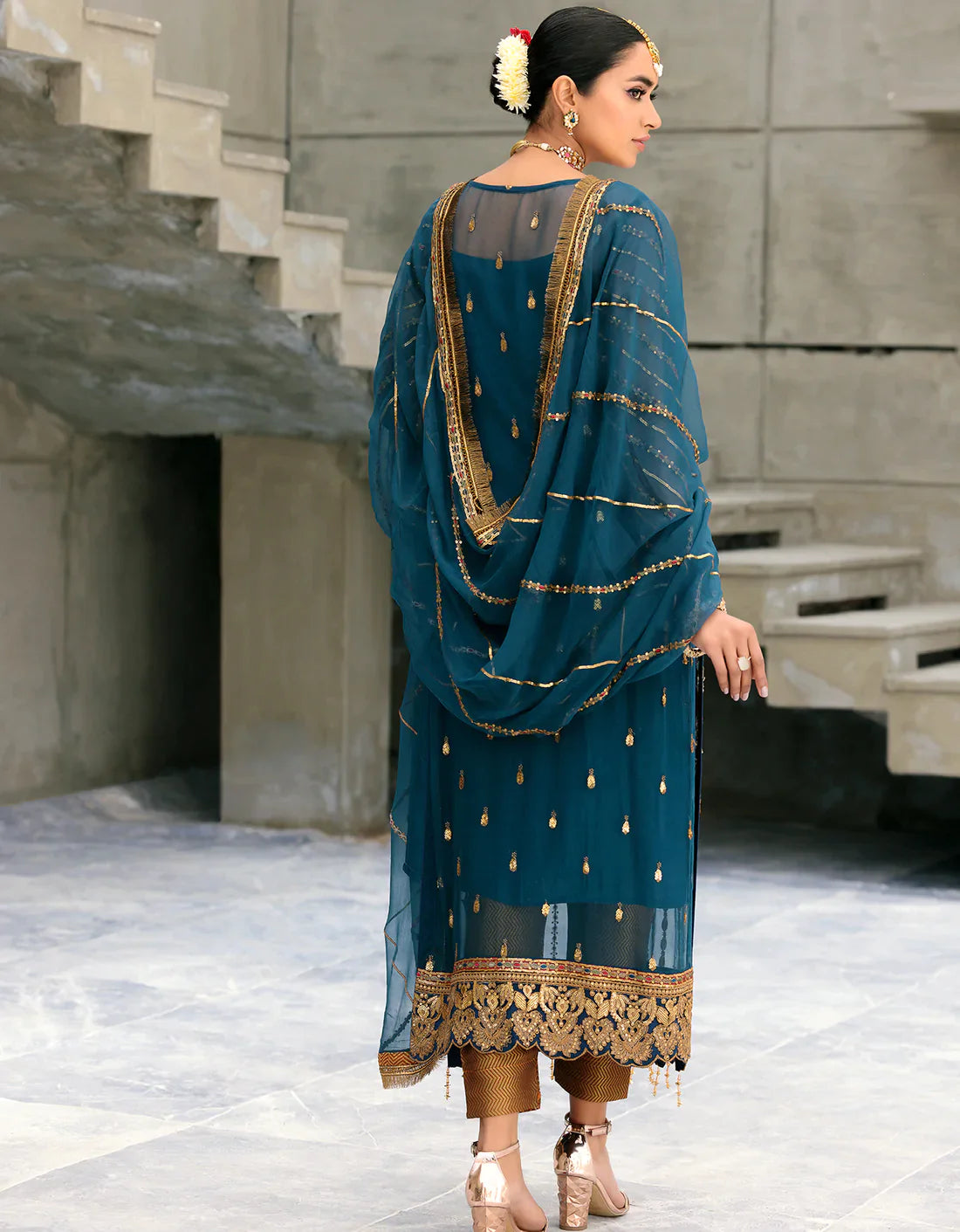 Emaan Adeel Belle Robe Formal Collection Chiffon Replica