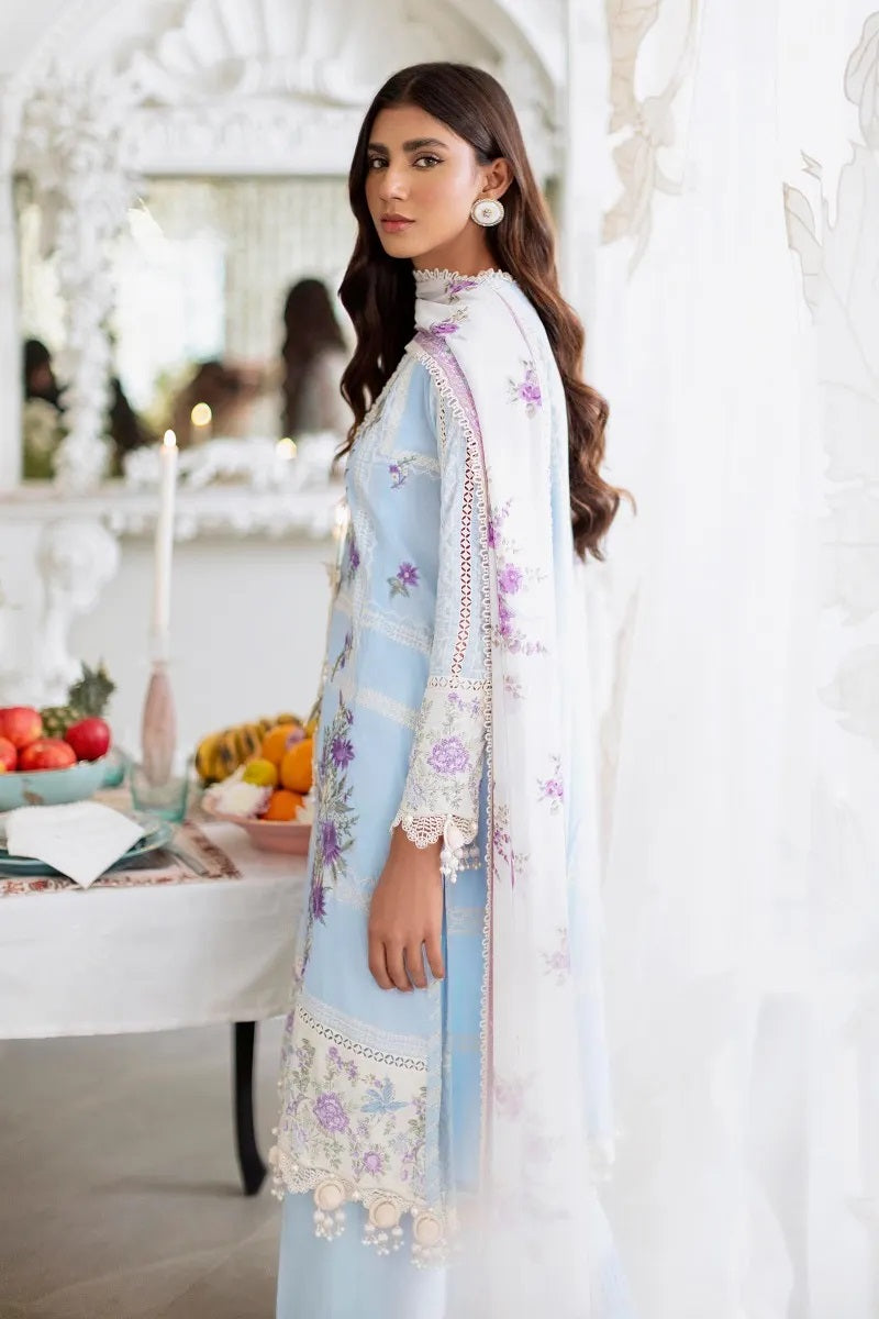 Sana Safinaz Blue Luxury Lawn Collection Replica