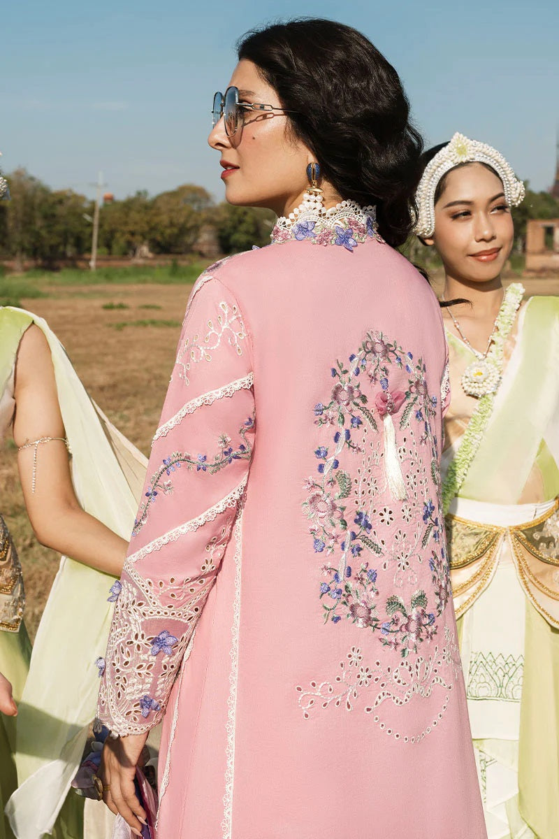 Mushq Pink Luxury Lawn Collection Replica