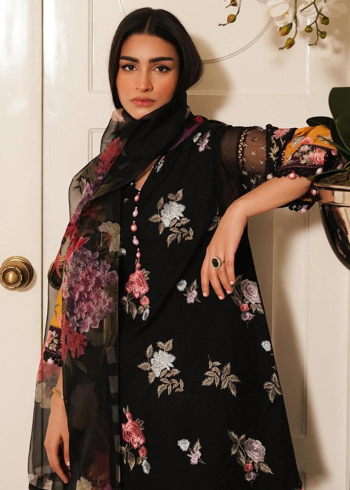 Sana Safinaz Black Printed Lawn Collection Replica