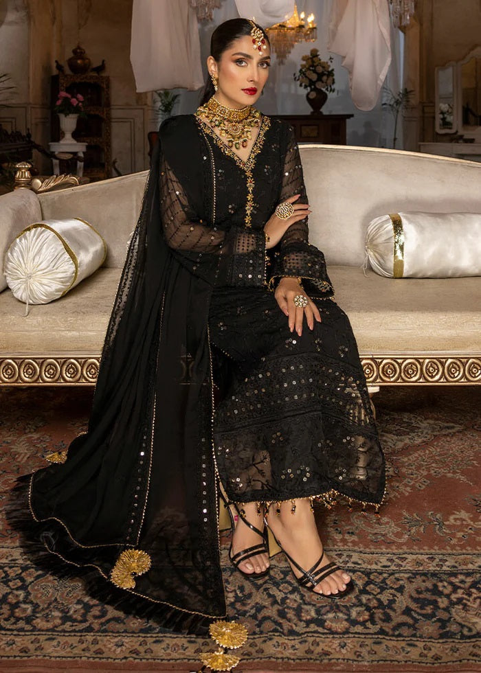 Merakish Black Formal Collection Chiffon Replica