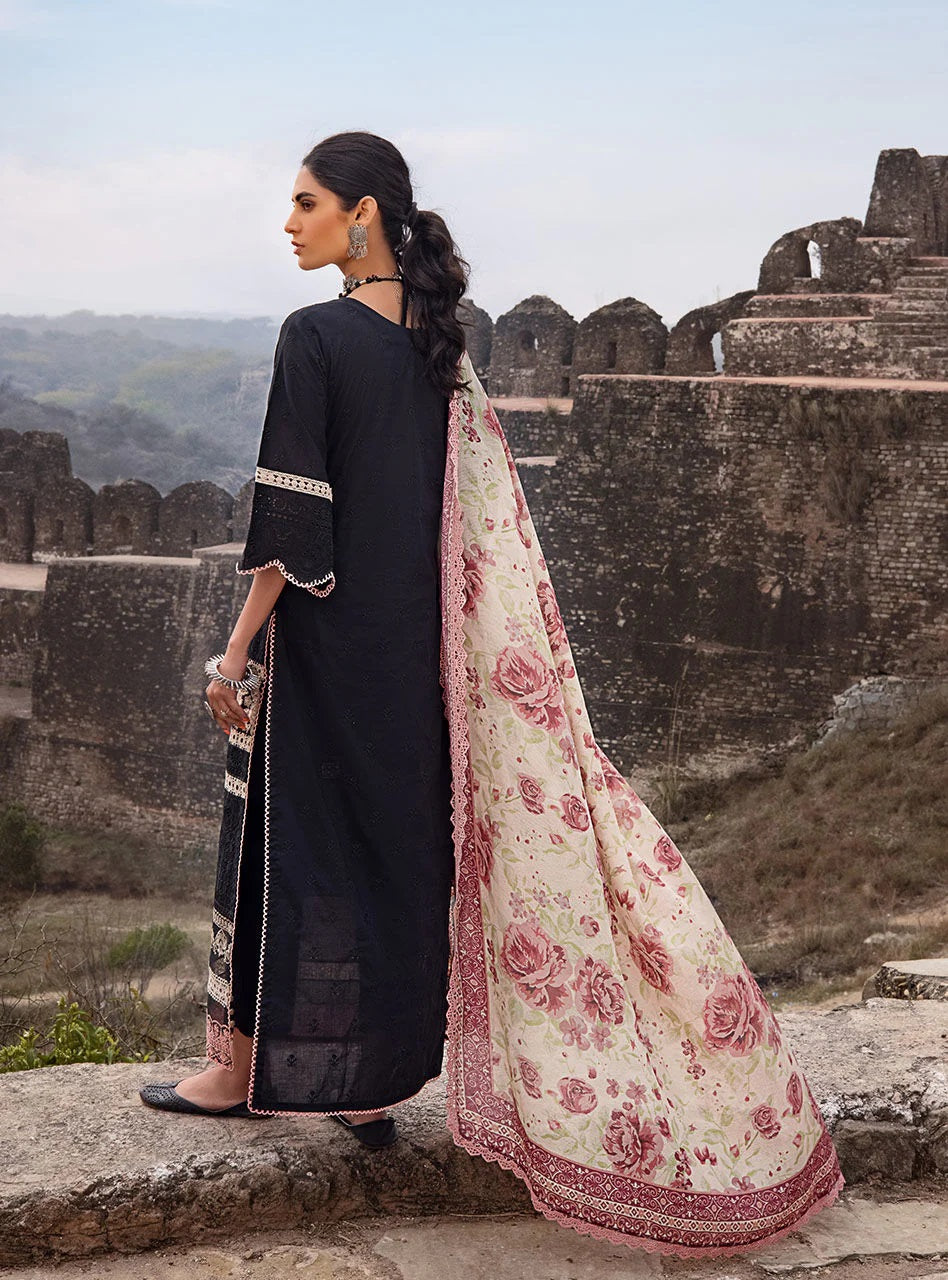 Zainab Chottani Black Luxury Lawn Collection Replica