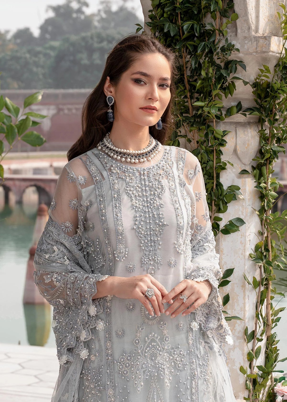 Meeral Grey Formal Collection Net Replica