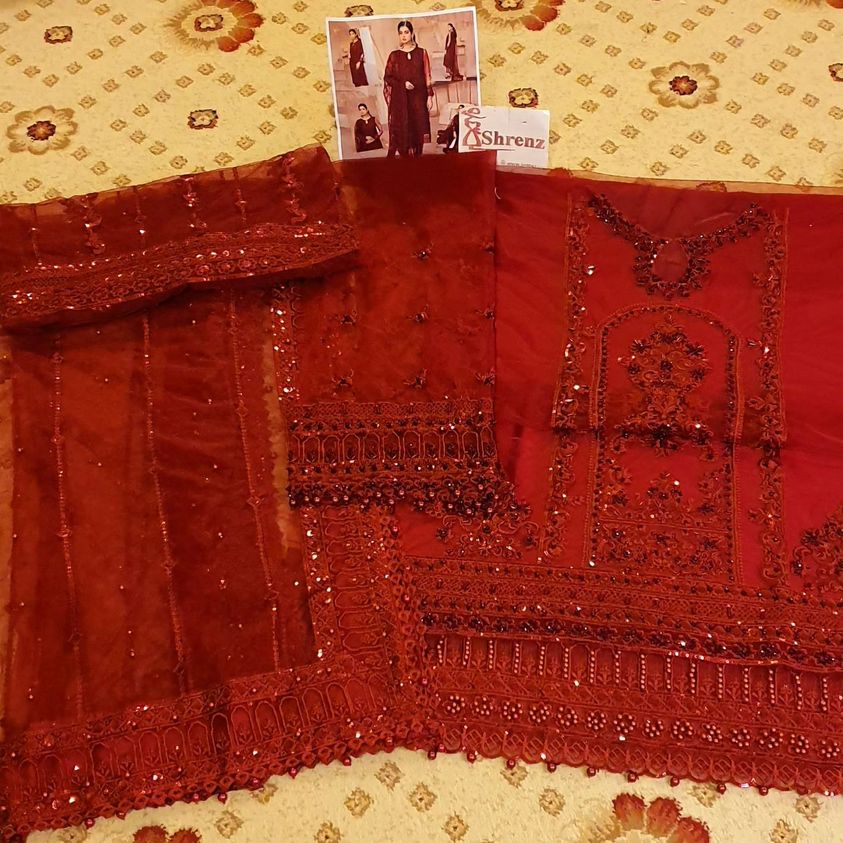 Mushq Opium Maroon Formal Collection Net Replica