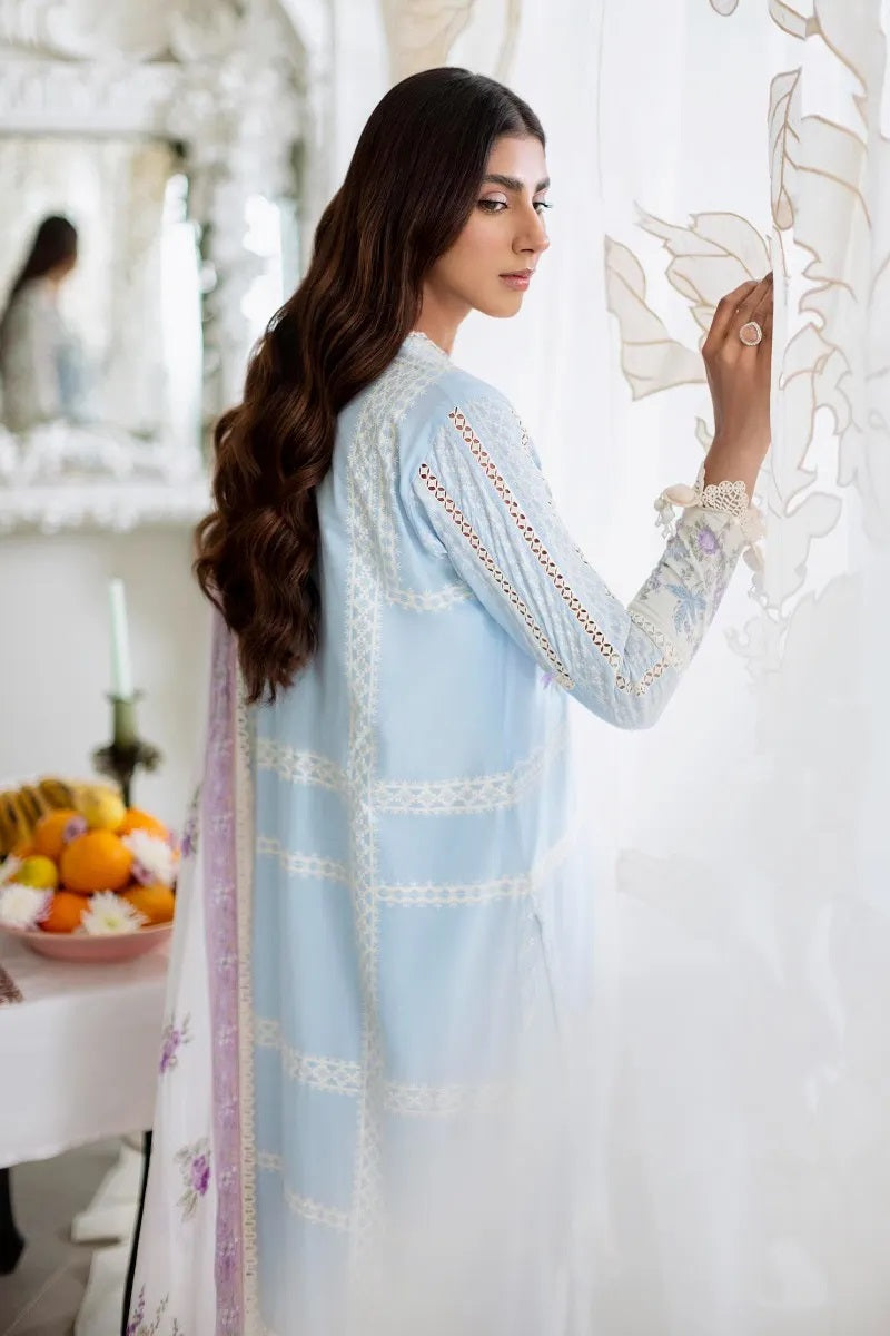 Sana Safinaz Blue Luxury Lawn Collection Replica