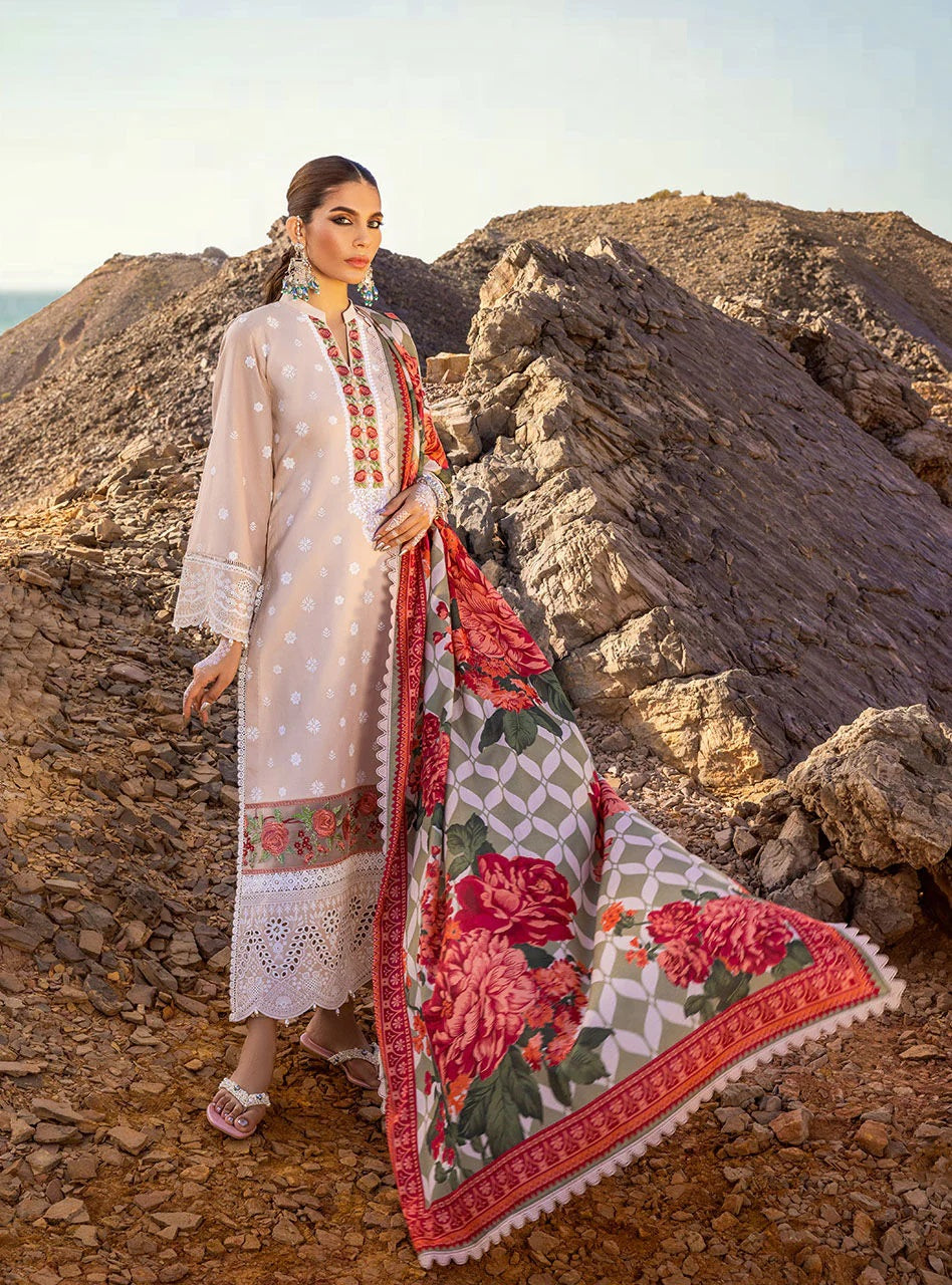 Zainab Chottani Pink Luxury Lawn Collection Replica