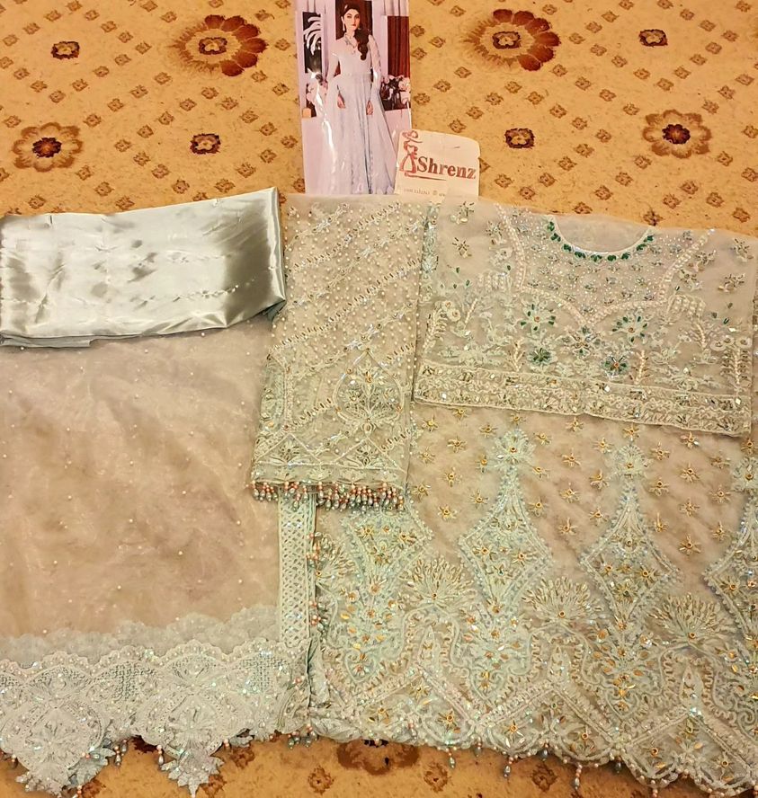 Afrozeh Mint Formal Collection Net Replica