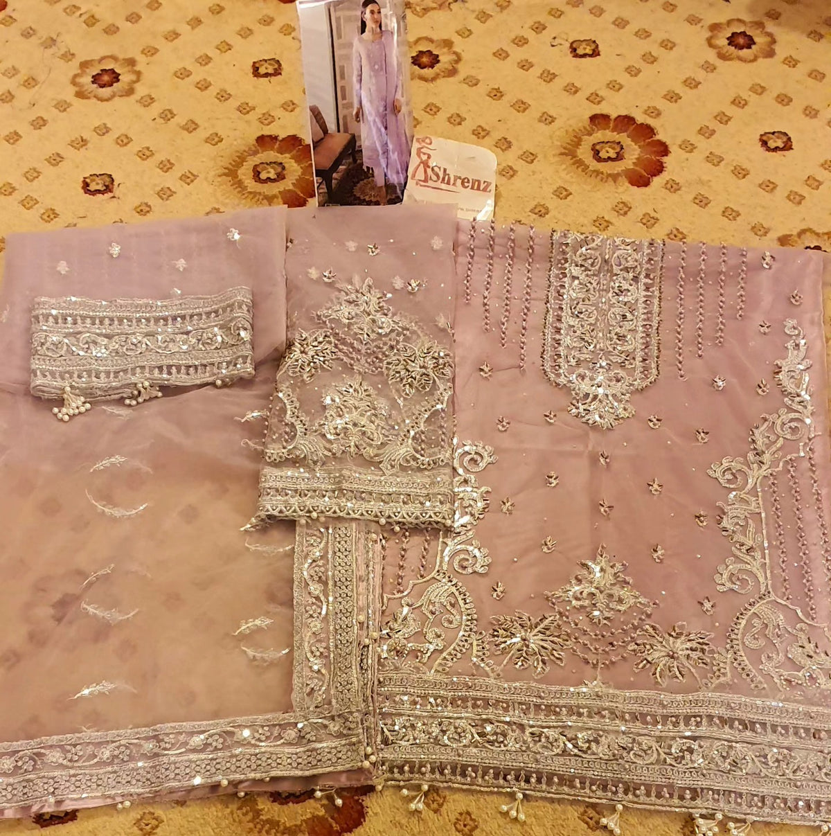 Gulaal Purple Exclusive Net Replica