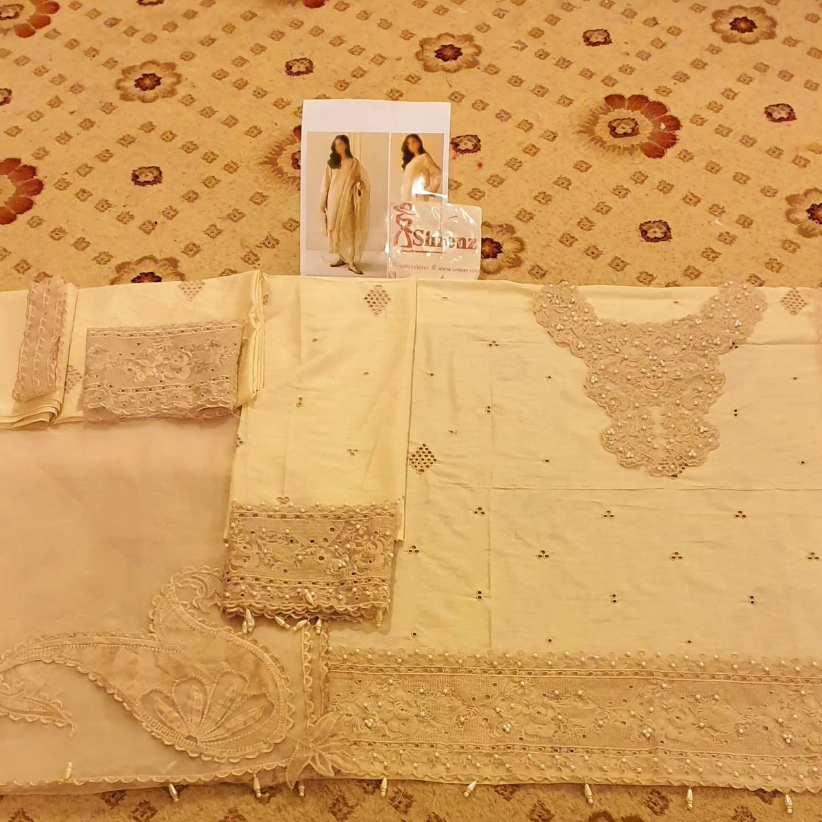 Dyot Skin Luxury Chikankari Lawn Collection Replica