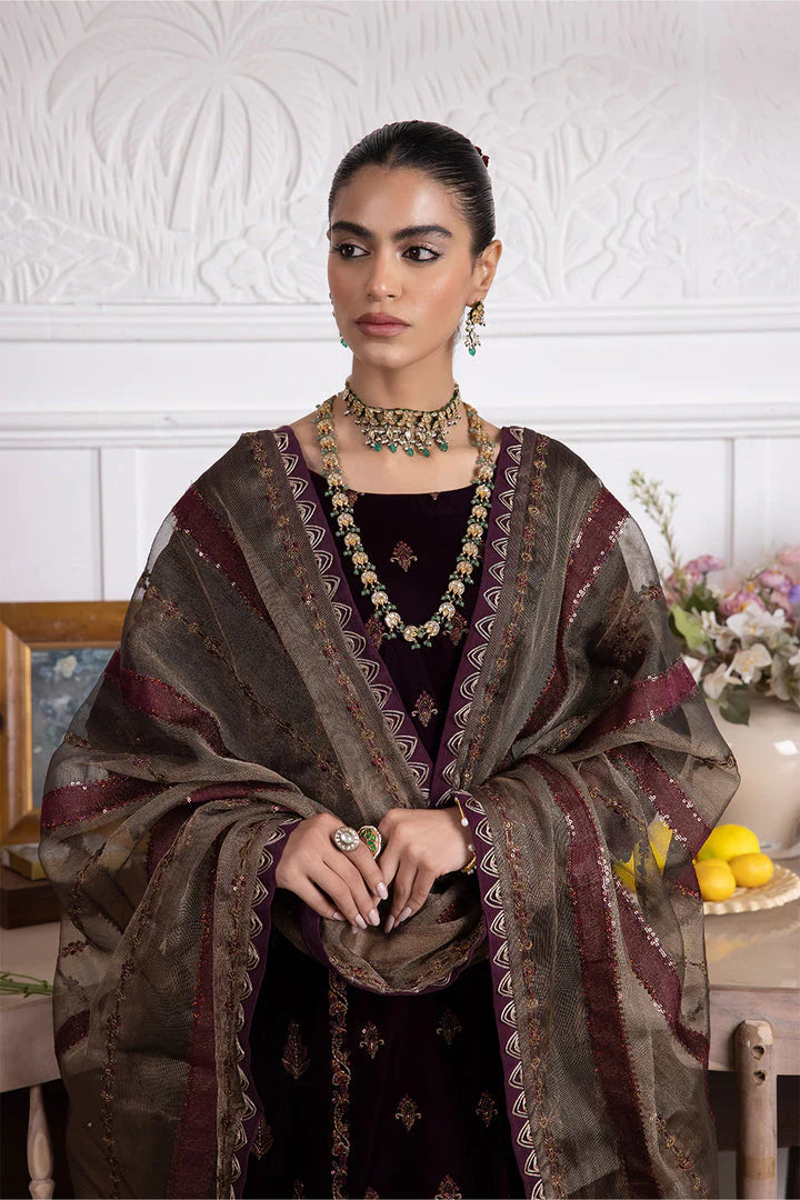 Iznik Maroon Formal Collection Velvet Replica