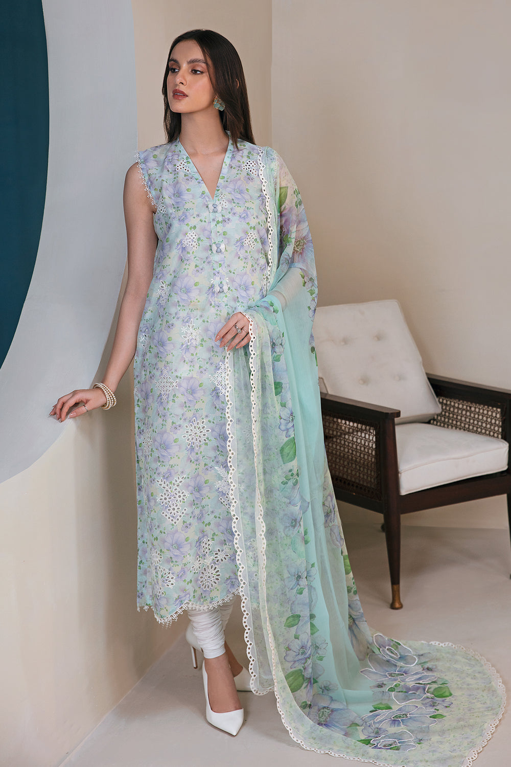 Baroque Digital Printed Lawn Collection Replica