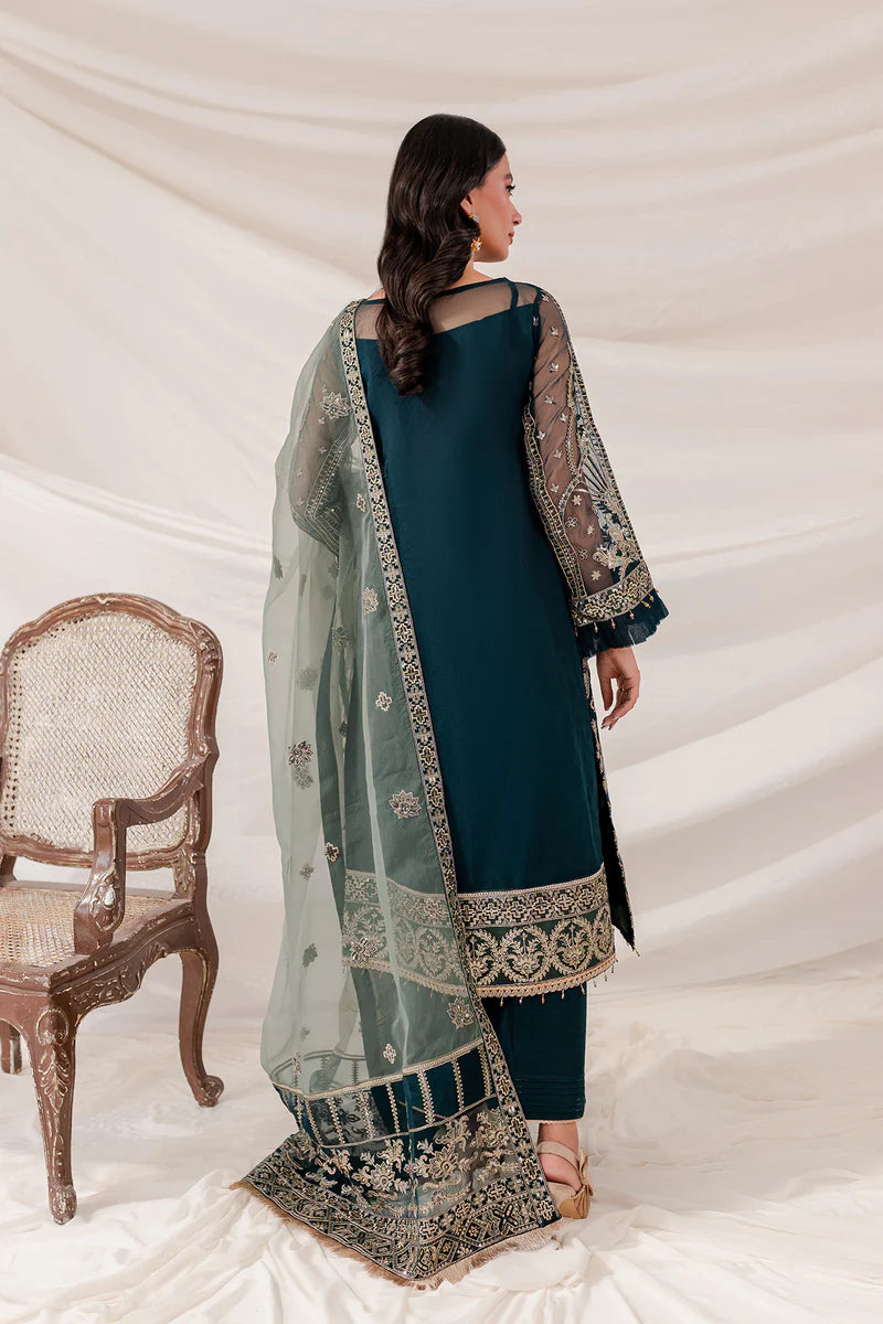 Farasha Blue Formal Collection Organza Replica