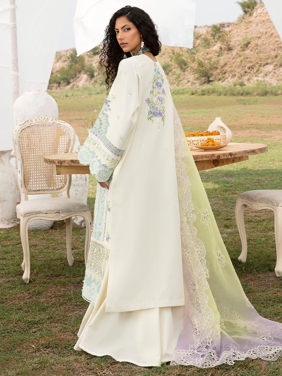 Bin Ilyas Off-White Lawn Collection Replica