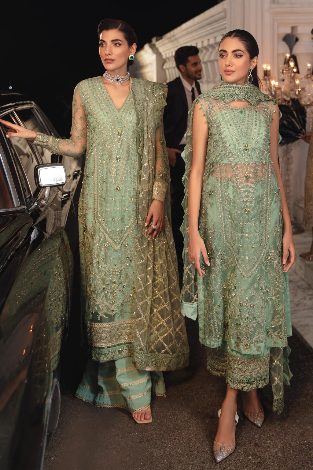 Iznik Green Exclusive Formal Collection Net Replica