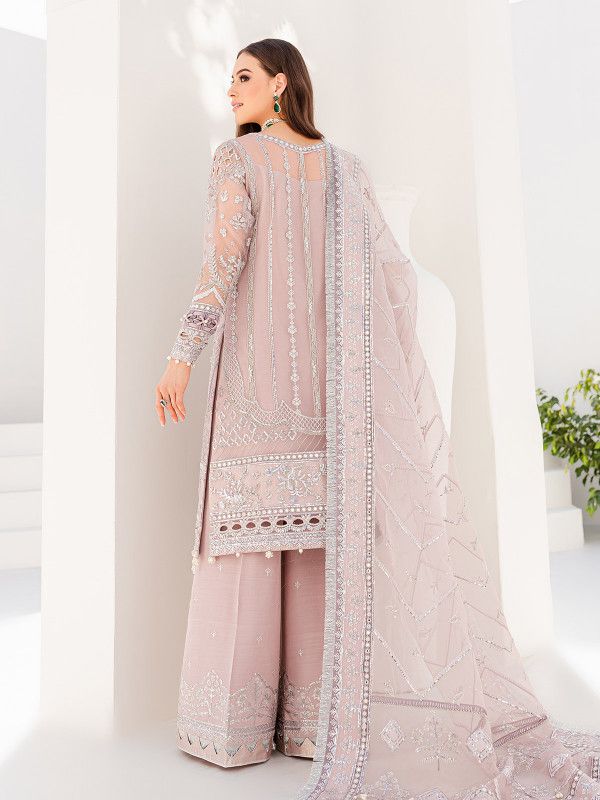 Gulaal Peach Formal Collection Net Replica