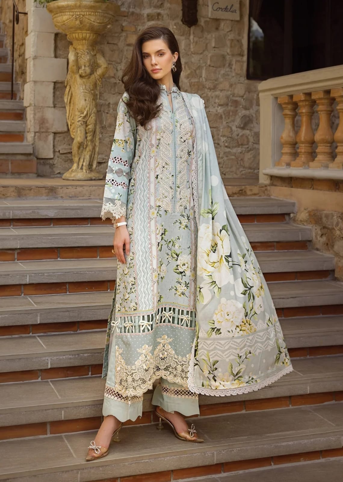 Elaf Skin Printed Lawn Collection Replica