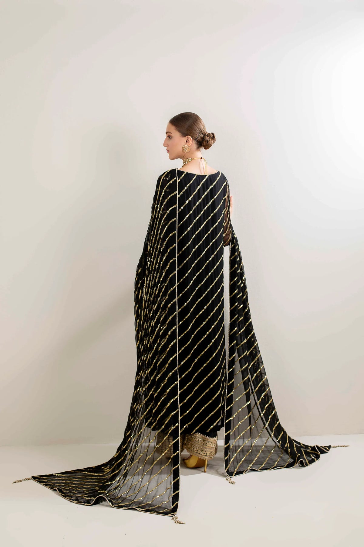 RAS Black Formal Collection Chiffon Replica