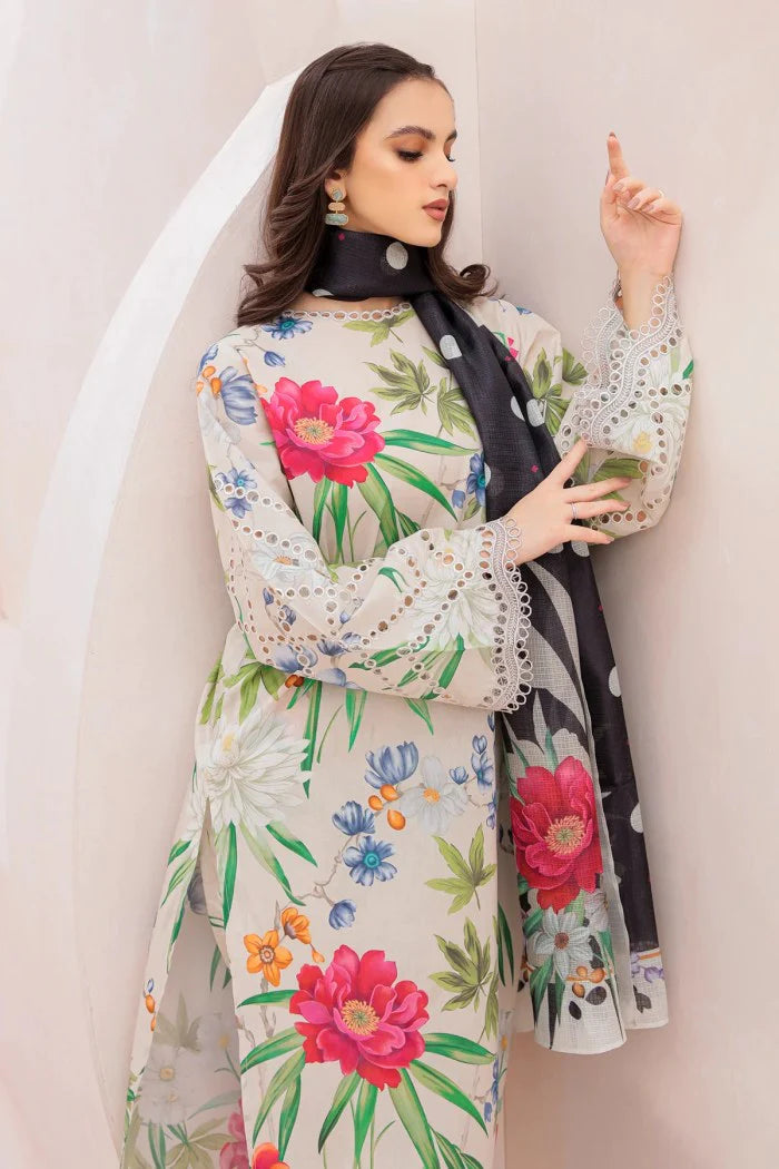 Maria B White Digital Printed Lawn Collection Replica