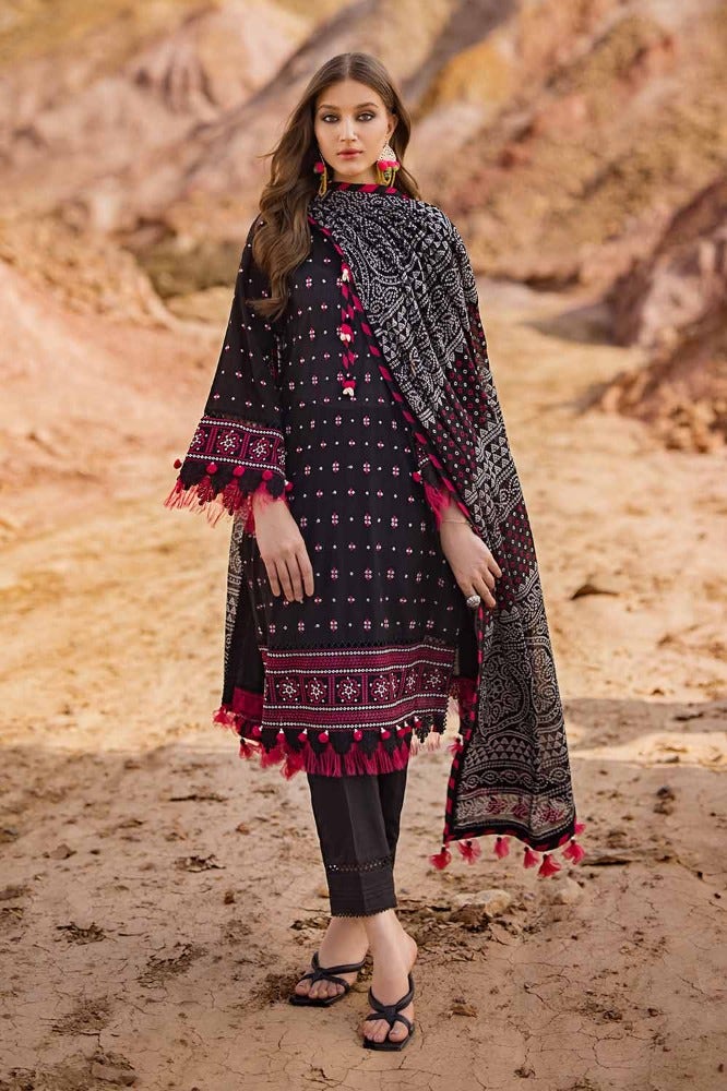 Gul Ahmed Black Printed Lawn Collection Replica