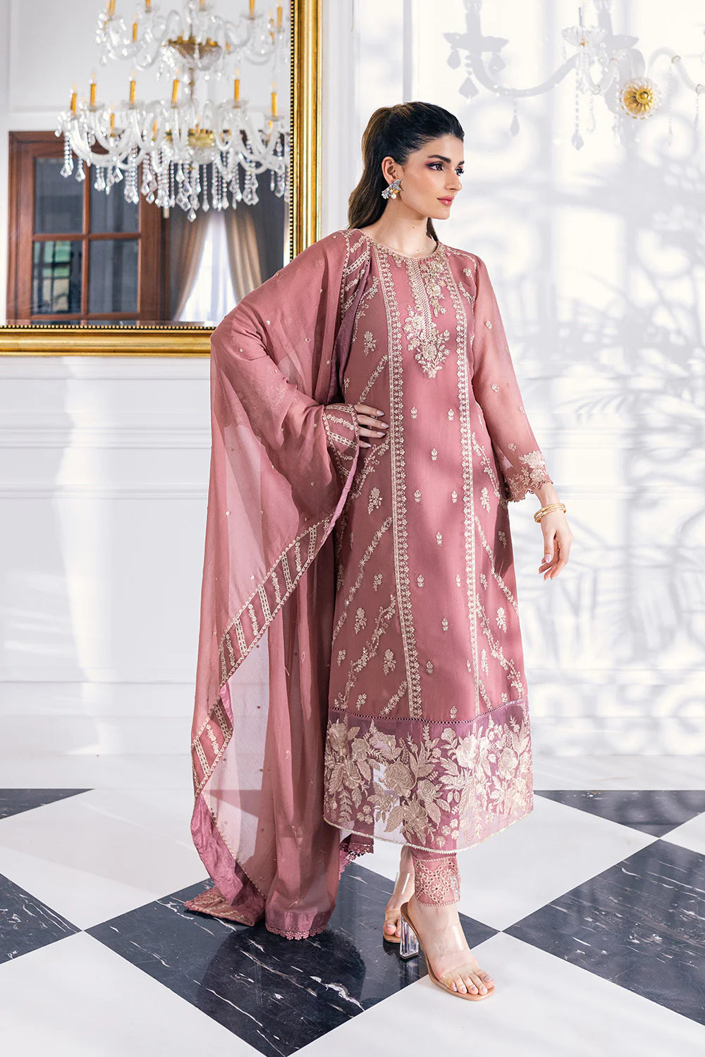 Azure Peach Formal Collection Chiffon Replica