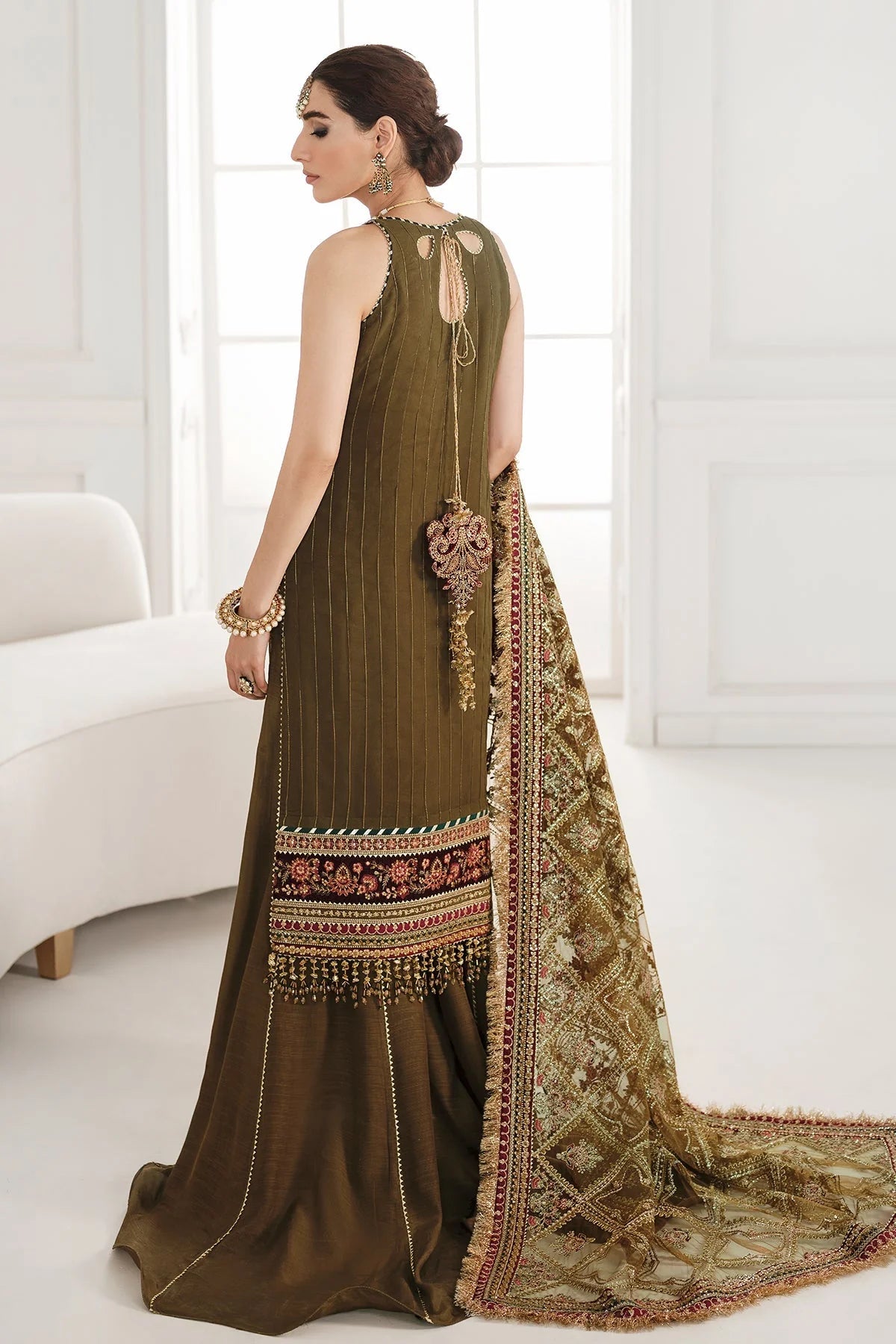 Baroque Brown Formal Collection Chiffon Replica