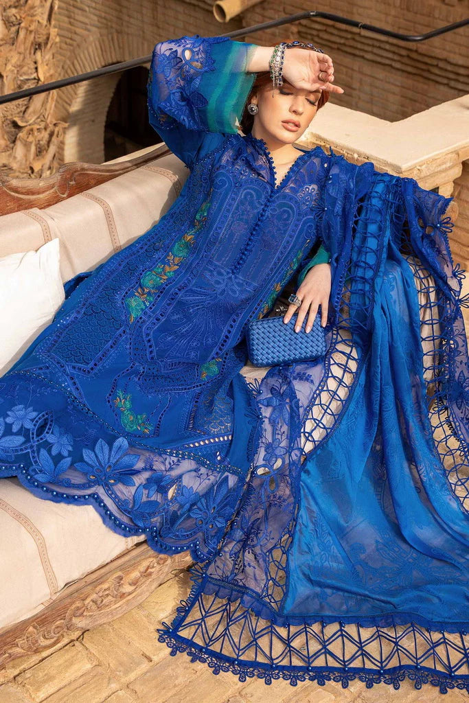 Maria B Blue Luxury Lawn Collection Replica