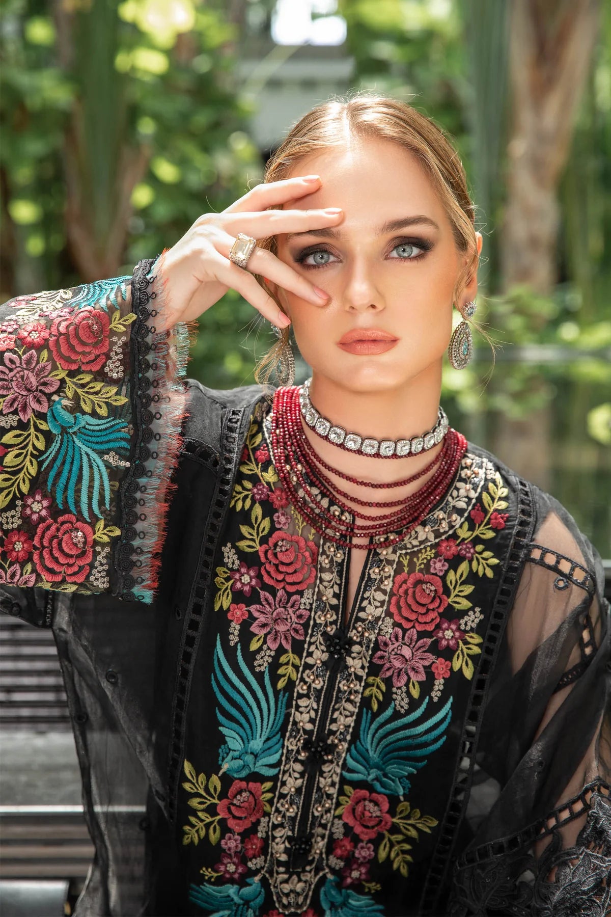 Maria B Black Organza Luxury Lawn Collection Replica