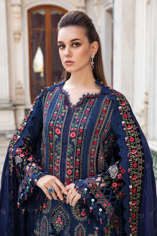 Maria B Blue Exclusive Collection Silk Replica