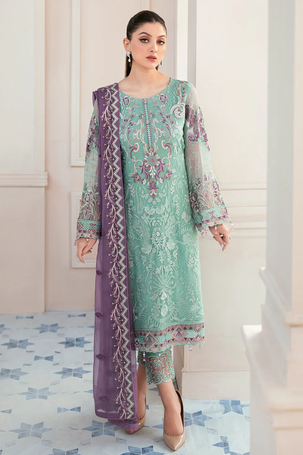 Ramsha Formal Collection Organza Replica