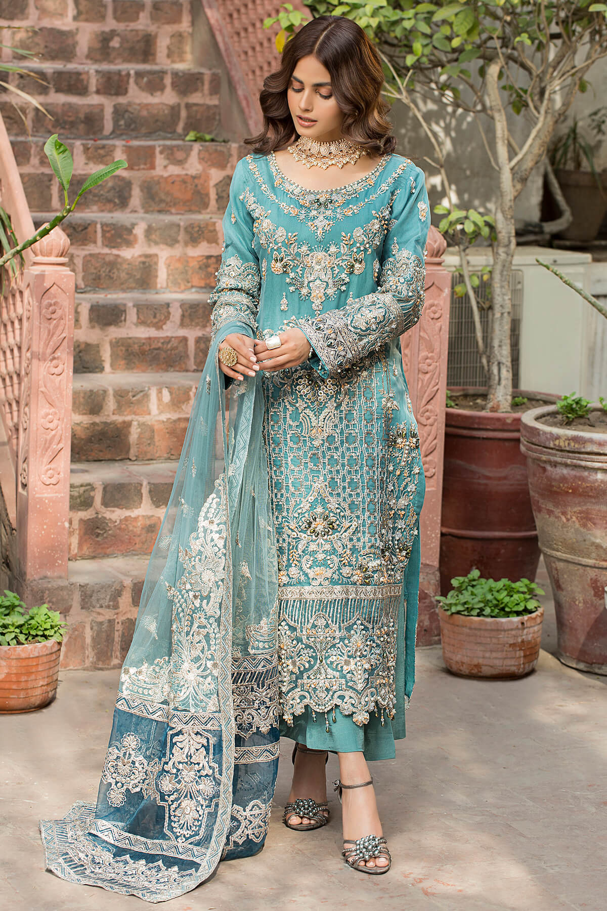 Imrozia Sea Blue Formal Collection Net Replica