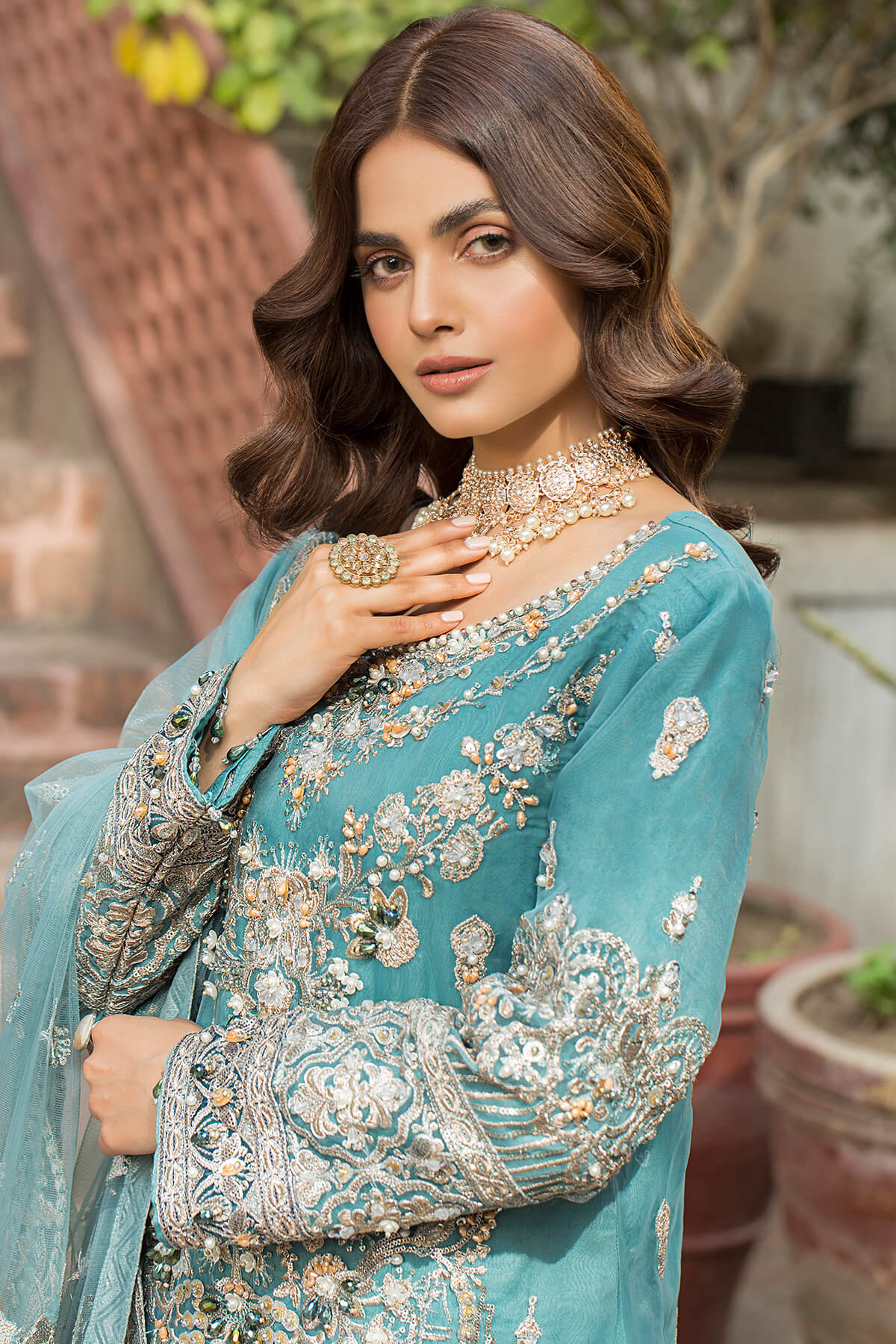 Imrozia Sea Blue Formal Collection Net Replica