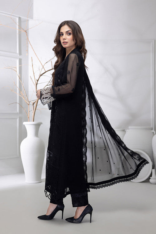 Azure Black Formal Collection Chiffon Replica