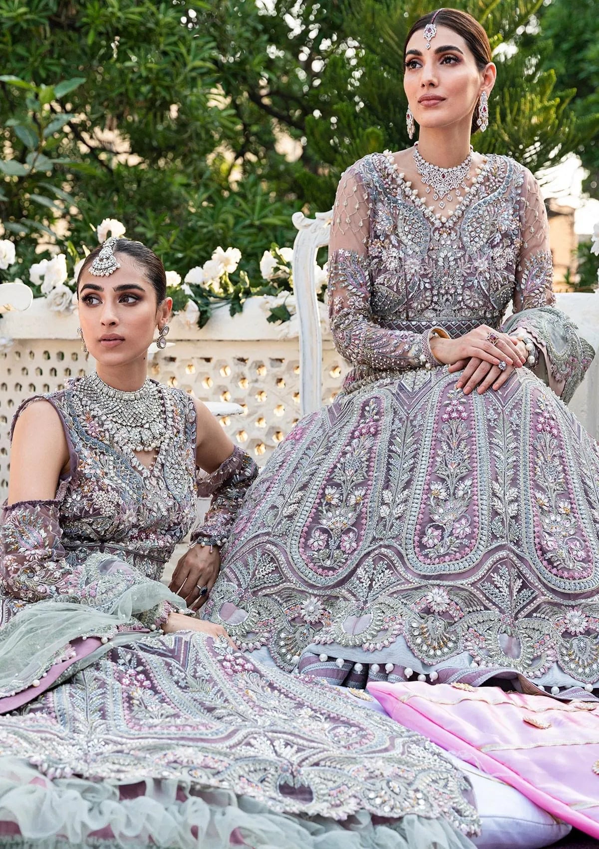 Elaf Shehr Bano Bridal Collection Net Maxi Replica