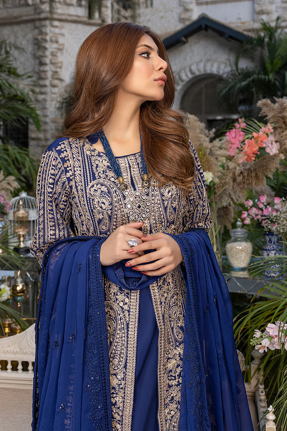 Azure Blue Formal Collection Chiffon Replica