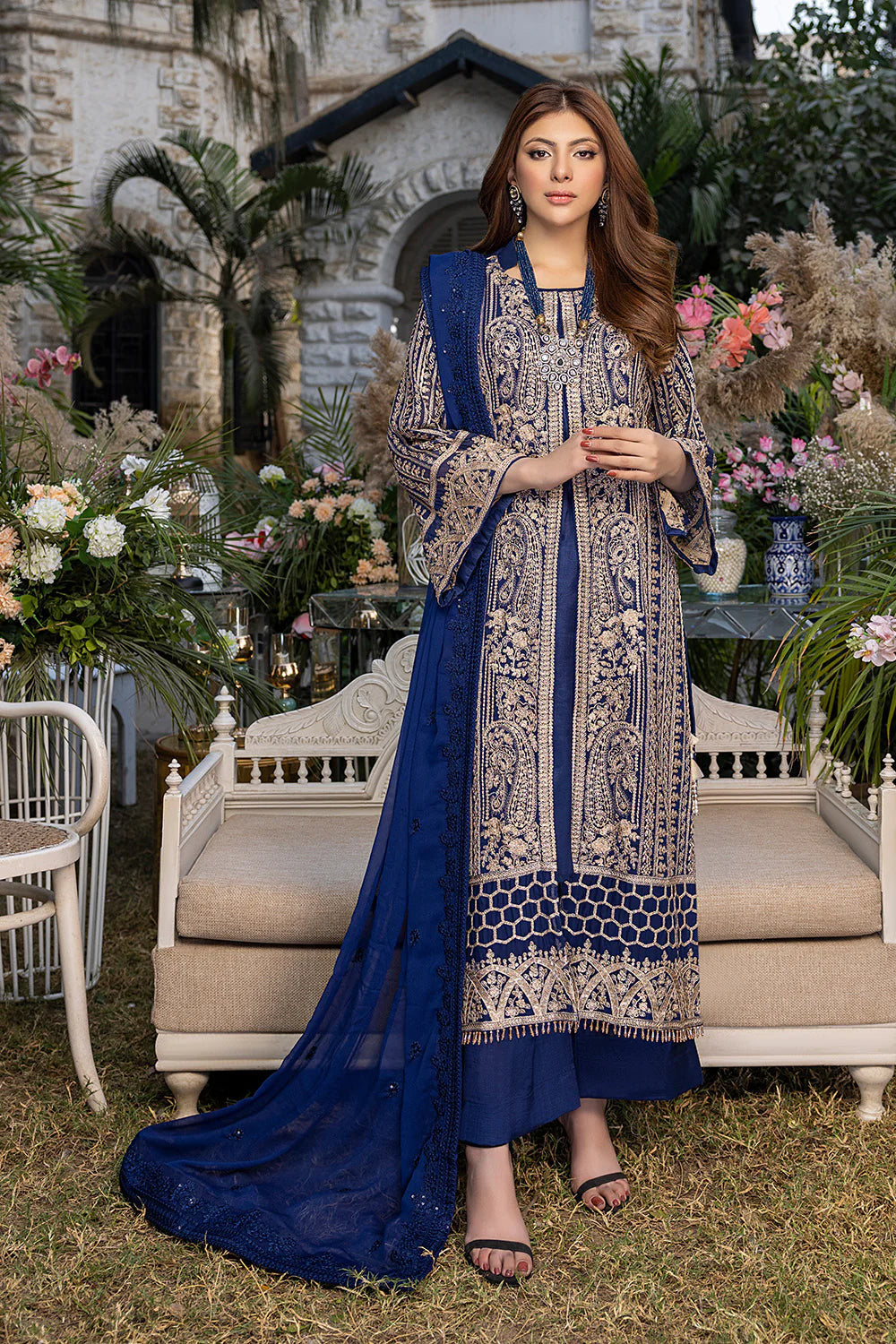 Azure Blue Formal Collection Chiffon Replica