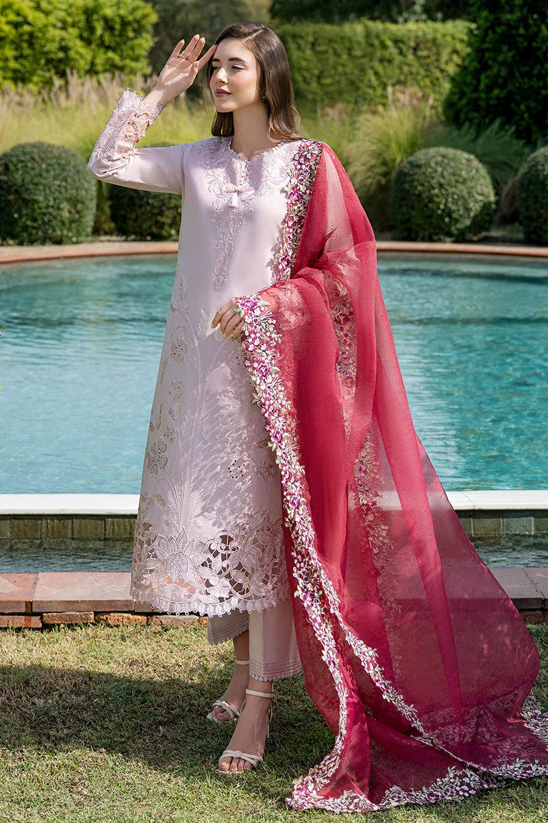 Mushq Pink Luxury Lawn Collection Replica